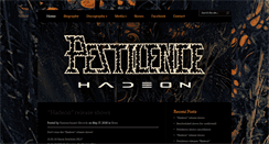 Desktop Screenshot of pestilence.nl